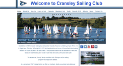 Desktop Screenshot of cransley.org.uk
